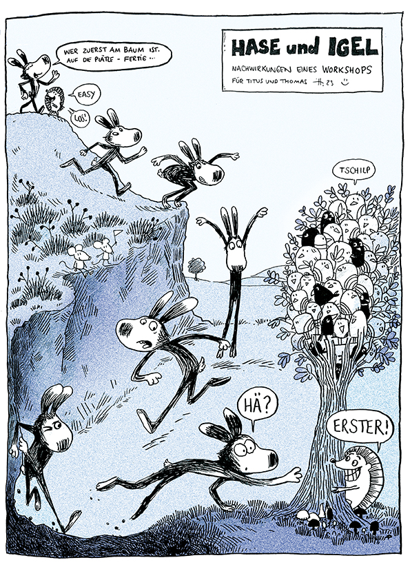 Hase und Igel comic
