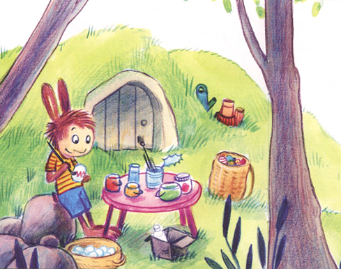 Der fliegende Osterhase