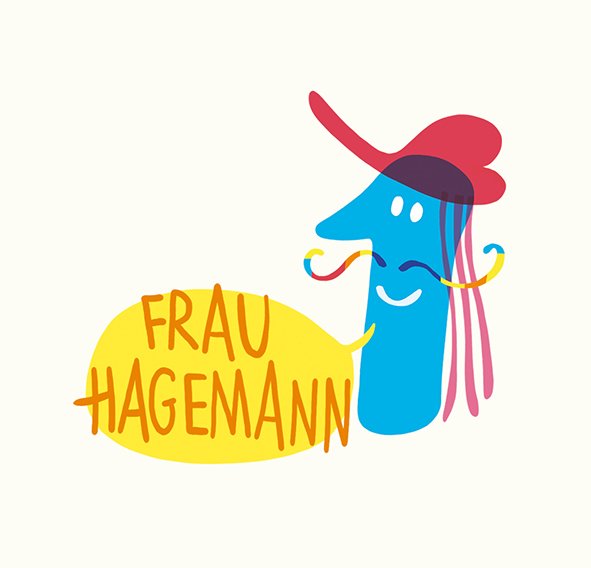 Sticker Frau Hagemann