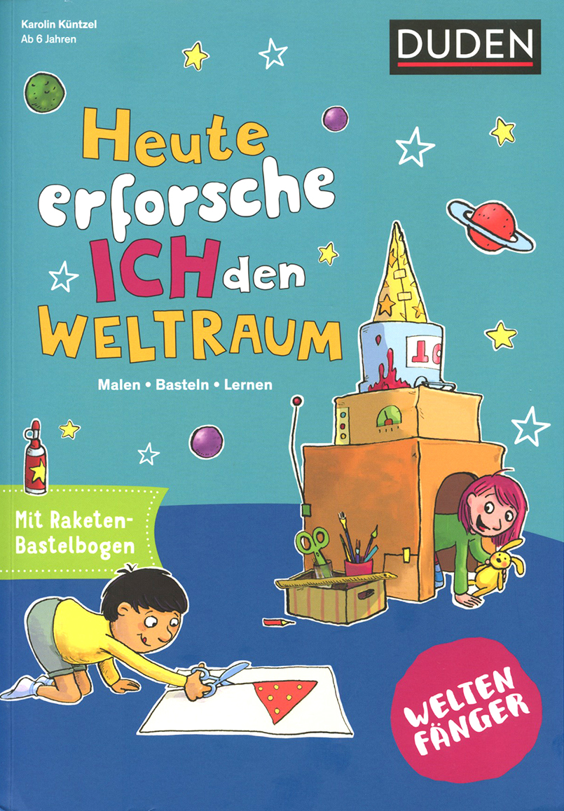 Heute erforsche ich den Weltraum